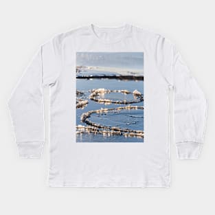 Baltic Sea Ice Kids Long Sleeve T-Shirt